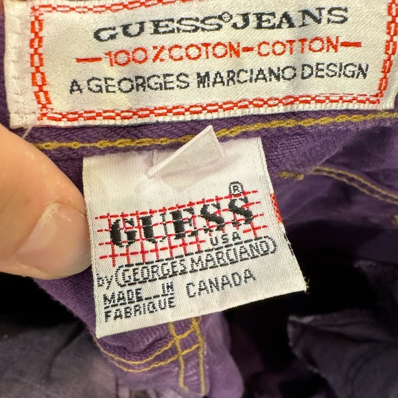 Vintage Guess Purple Jeans - Picture 8 of 8